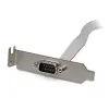 StarTech.com staffa per porta seriale DB9 a 1 porta da 16 pollici a header a 10 pin – Low Profile