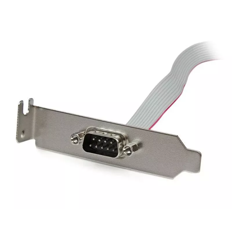 StarTech.com staffa per porta seriale DB9 a 1 porta da 16 pollici a header a 10 pin – Low Profile
