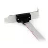 StarTech.com staffa per porta seriale DB9 a 1 porta da 16 pollici a header a 10 pin – Low Profile