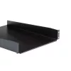 StarTech.com ripiano per rack server 2U – ripiano universale a sbalzo per montaggio rack per rack e armadio per apparecchiature di rete da 19 pollici – acciaio ad alta portata – portata 22,6 kg – ripiano profondo 22 pollici, nero