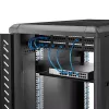 StarTech.com ripiano per rack server 2U – ripiano universale a sbalzo per montaggio rack per rack e armadio per apparecchiature di rete da 19 pollici – acciaio ad alta portata – portata 22,6 kg – ripiano profondo 22 pollici, nero