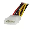 StarTech.com adattatore splitter cavo di alimentazione a Y da 30,5 cm LP4 a 2x SATA con blocco – da LP4 a 4 pin a doppio SATA