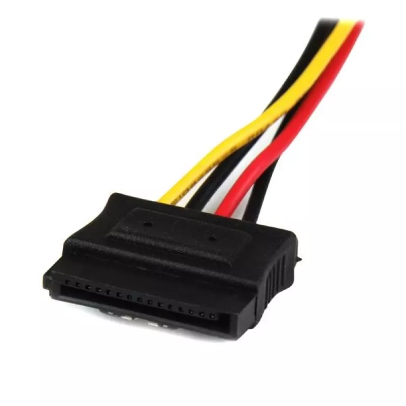StarTech.com adattatore splitter cavo di alimentazione a Y da 30,5 cm LP4 a 2x SATA con blocco – da LP4 a 4 pin a doppio SATA