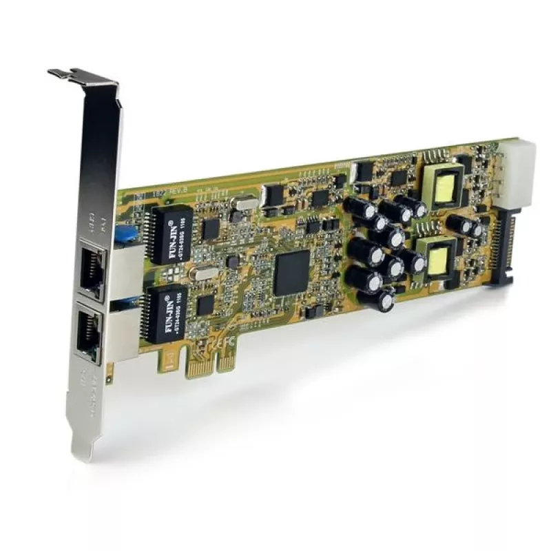 StarTech.com scheda di rete PCI Express Gigabit Ethernet dual-port PCIe – PoE/PSE