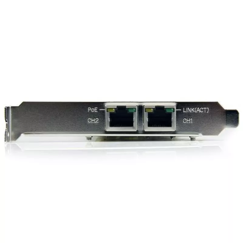StarTech.com scheda di rete PCI Express Gigabit Ethernet dual-port PCIe – PoE/PSE