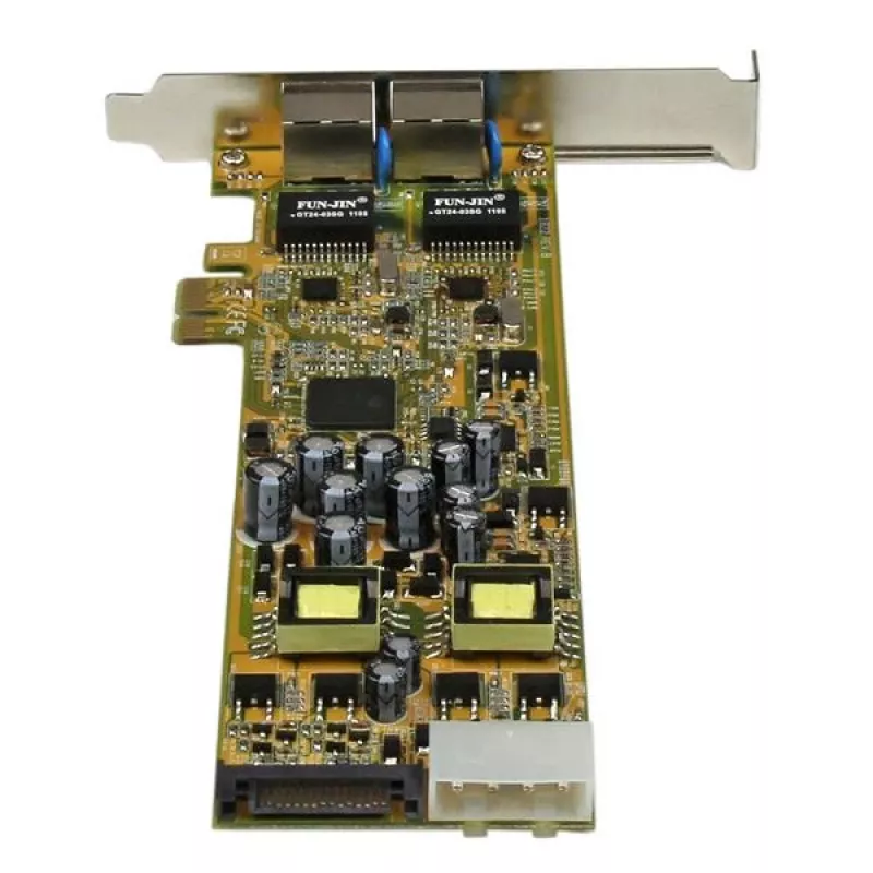 StarTech.com scheda di rete PCI Express Gigabit Ethernet dual-port PCIe – PoE/PSE