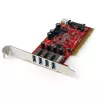 StarTech.com scheda adattatore PCI USB 3.0 a 4 porte con connettore di alimentazione SATA/SP4