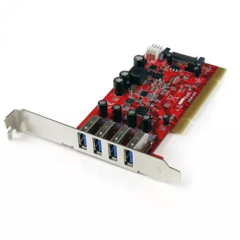 StarTech.com scheda adattatore PCI USB 3.0 a 4 porte con connettore di alimentazione SATA/SP4