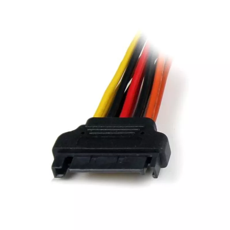 StarTech.com adattatore cavo SATA Power Y-Splitter con latch da 15 cm – connettore maschio/femmina
