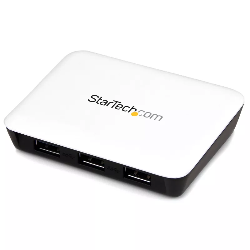 StarTech.com adattatore di rete USB 3.0 a Gigabit Ethernet NIC con hub a 3 porte – bianco