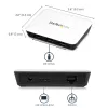 StarTech.com adattatore di rete USB 3.0 a Gigabit Ethernet NIC con hub a 3 porte – bianco