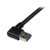 StarTech.com cavo SuperSpeed USB 3.0 da 1 m nero – A a B ad angolo retto – M/M