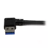 StarTech.com cavo SuperSpeed USB 3.0 da 1 m nero – A a B ad angolo retto – M/M
