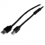 StarTech.com cavo attivo USB 2.0 A a B da 20 m, cavo USB lungo, cavo USB per stampante, 1x USB A (M), 1x USB B (M), nero