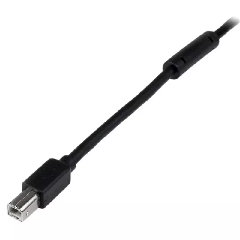 StarTech.com cavo attivo USB 2.0 A a B da 20 m, cavo USB lungo, cavo USB per stampante, 1x USB A (M), 1x USB B (M), nero
