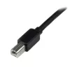 StarTech.com cavo attivo USB 2.0 A a B da 20 m, cavo USB lungo, cavo USB per stampante, 1x USB A (M), 1x USB B (M), nero