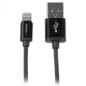 StarTech.com cavo USB a Lightning da 1 m – cavo di ricarica per iPhone/iPad/iPod – cavo Lightning a USB ad alta velocità – certificato Apple MFi – nero