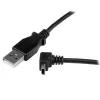 StarTech.com cavo Mini-USB da 1 m – A a Mini-B ad angolo verso l'alto, 1 m, USB A, Mini-USB B, USB 2.0, maschio/maschio, nero