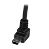 StarTech.com cavo Mini-USB da 1 m – A a Mini-B ad angolo verso l'alto, 1 m, USB A, Mini-USB B, USB 2.0, maschio/maschio, nero