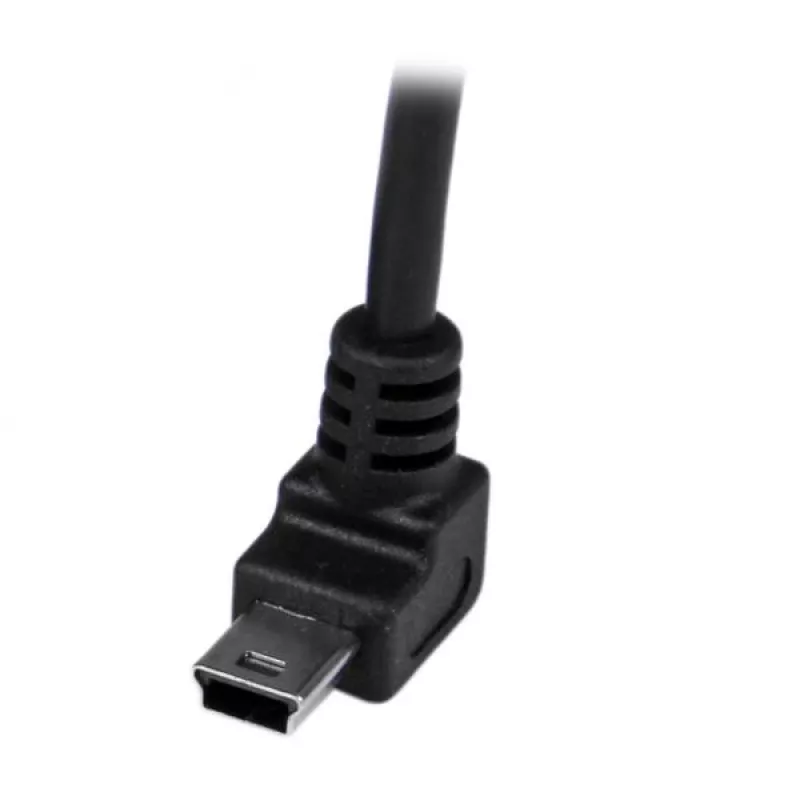 StarTech.com cavo Mini-USB da 1 m – A a Mini-B ad angolo verso l'alto, 1 m, USB A, Mini-USB B, USB 2.0, maschio/maschio, nero