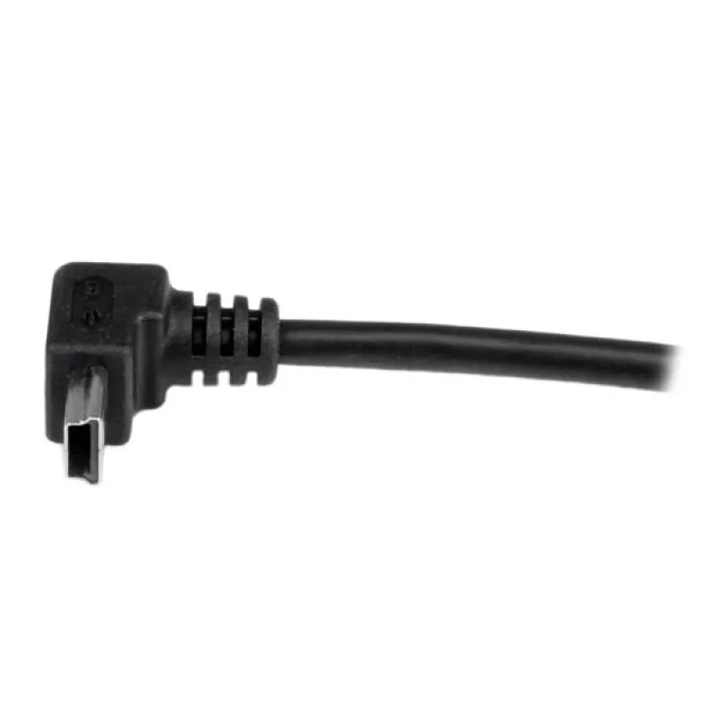 StarTech.com cavo Mini-USB da 1 m – A a Mini-B ad angolo verso l'alto, 1 m, USB A, Mini-USB B, USB 2.0, maschio/maschio, nero
