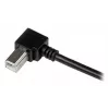 StarTech.com cavo USB 2.0 da 1 m A a B ad angolo retto – M/M, 1 m, USB A, USB B, USB 2.0, maschio/maschio, nero