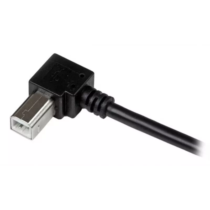 StarTech.com cavo USB 2.0 da 1 m A a B ad angolo retto – M/M, 1 m, USB A, USB B, USB 2.0, maschio/maschio, nero