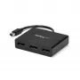 StarTech.com adattatore multi-monitor a 3 porte – hub MST Mini DisplayPort a DisplayPort, doppio 4K 30Hz e 1x 1080p – splitter video per modalità desktop estesa solo su Windows – mDP 1.2 a 3x DP