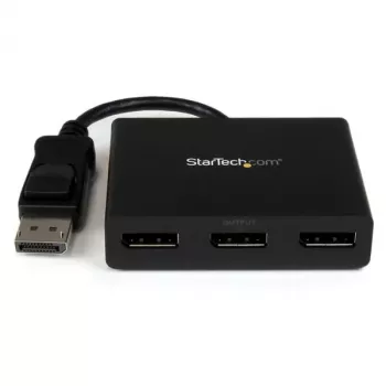 StarTech.com adattatore multi monitor a 3 porte – hub MST DisplayPort 1.2 a doppio 4K 30 Hz e 1x 1080p – splitter video per modalità desktop estesa solo su PC Windows – DP a 3x monitor DP