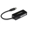 StarTech.com adattatore di rete USB 3.0 a Gigabit Ethernet NIC con porta USB – nero