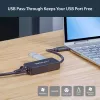 StarTech.com adattatore di rete USB 3.0 a Gigabit Ethernet NIC con porta USB – nero
