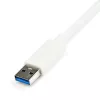 StarTech.com adattatore di rete USB 3.0 a Gigabit Ethernet NIC con porta USB – bianco