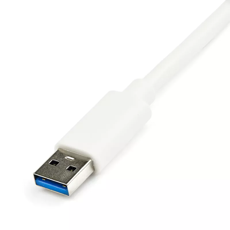 StarTech.com adattatore di rete USB 3.0 a Gigabit Ethernet NIC con porta USB – bianco