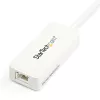 StarTech.com adattatore di rete USB 3.0 a Gigabit Ethernet NIC con porta USB – bianco