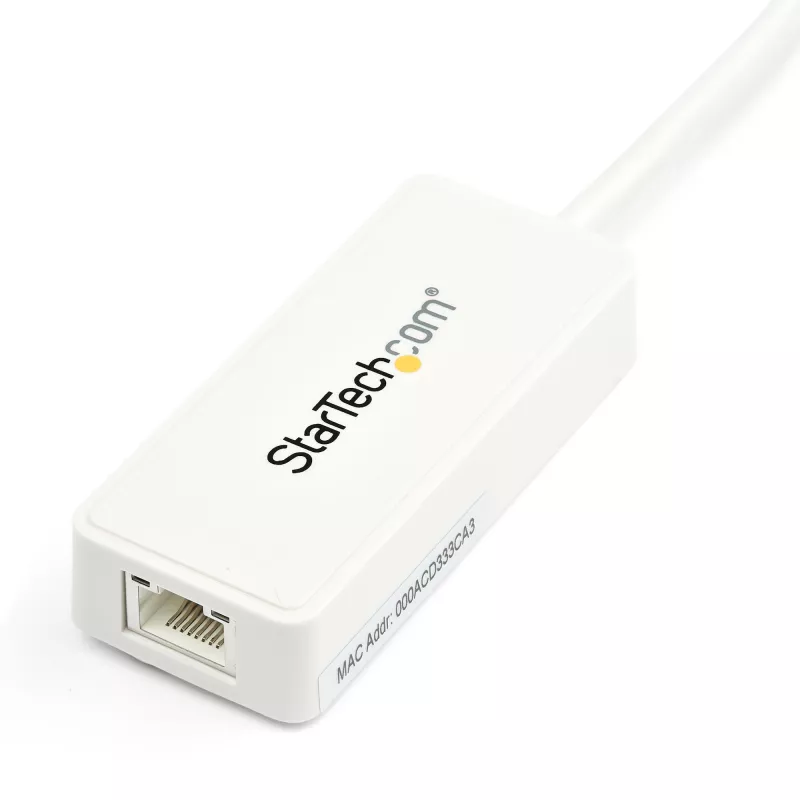 StarTech.com adattatore di rete USB 3.0 a Gigabit Ethernet NIC con porta USB – bianco