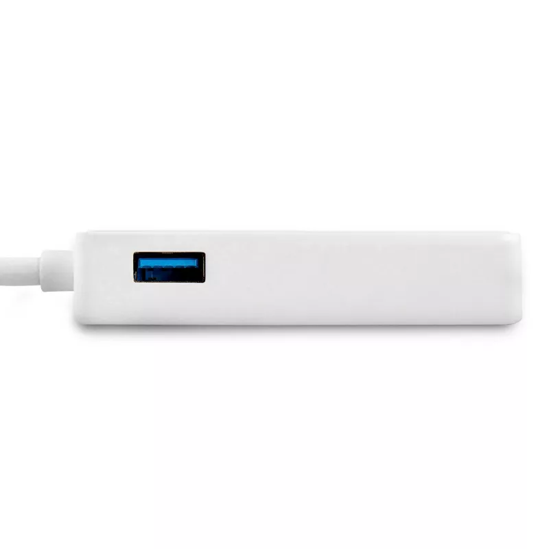 StarTech.com adattatore di rete USB 3.0 a Gigabit Ethernet NIC con porta USB – bianco