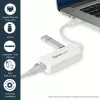 StarTech.com adattatore di rete USB 3.0 a Gigabit Ethernet NIC con porta USB – bianco