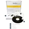 StarTech.com adattatore di rete USB 3.0 a Gigabit Ethernet NIC con porta USB – bianco