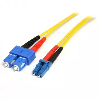 StarTech.com cavo in fibra ottica da 7 m – monomodale duplex 9/125 cavo patch in fibra LSZH – LC/SC