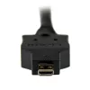 StarTech.com cavo Micro HDMI a DVI da 2 m – cavo adattatore Micro HDMI a DVI – cavo interfaccia video Micro HDMI Tipo D a monitor/display/proiettore DVI-D Single Link – durevole