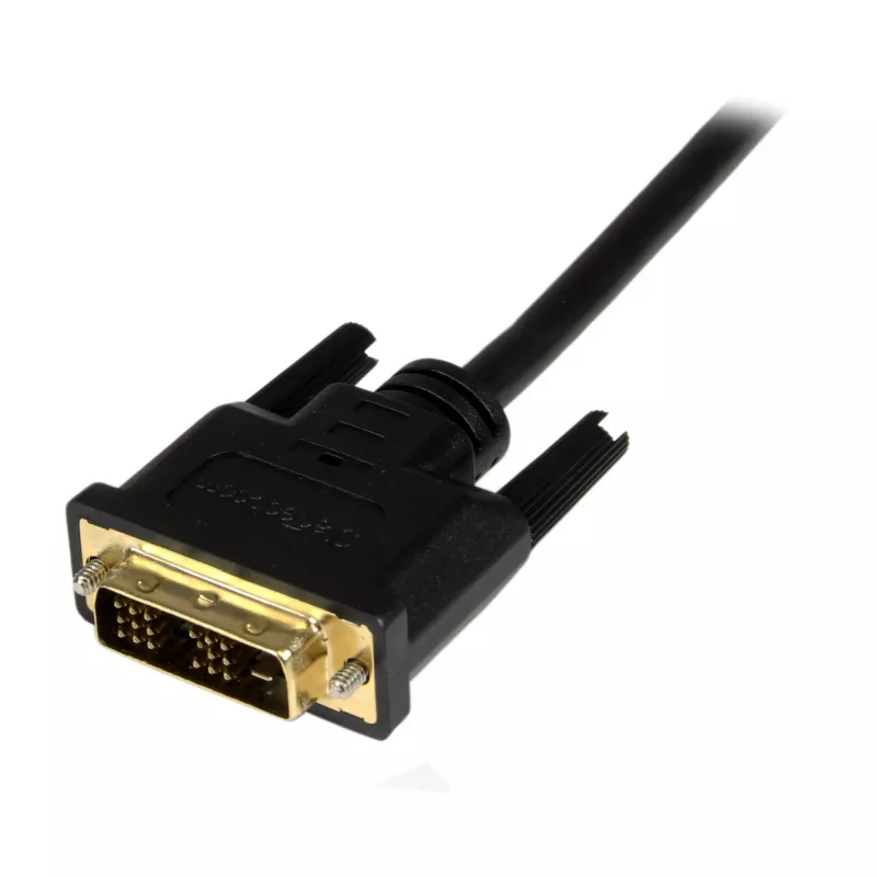StarTech.com cavo Micro HDMI a DVI da 2 m – cavo adattatore Micro HDMI a DVI – cavo interfaccia video Micro HDMI Tipo D a monitor/display/proiettore DVI-D Single Link – durevole