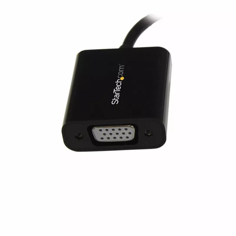 StarTech.com adattatore Mini DisplayPort a VGA – convertitore attivo Mini DP a VGA – video 1080p – da mDP o Thunderbolt 1/2 Mac/PC a monitor/proiettore/display VGA – dongle mDP 1.2 a VGA – nero