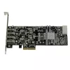 StarTech.com scheda adattatore PCI Express (PCIe) 4 porte SuperSpeed USB 3.0 con 2 canali dedicati da 5 Gbit/s – UASP – alimentazione SATA / LP4