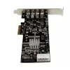 StarTech.com scheda adattatore PCI Express (PCIe) 4 porte SuperSpeed USB 3.0 con 2 canali dedicati da 5 Gbit/s – UASP – alimentazione SATA / LP4