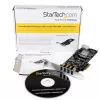 StarTech.com scheda adattatore PCI Express (PCIe) 4 porte SuperSpeed USB 3.0 con 2 canali dedicati da 5 Gbit/s – UASP – alimentazione SATA / LP4