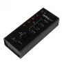 StarTech.com hub USB 3.0 a 4 porte più 3 porte USB dedicate alla ricarica…