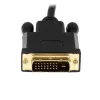 StarTech.com Cavo DisplayPort a DVI da 1 m – Video 1080p – Cavo adattatore attivo DisplayPort a DVI – Convertitore cavo DisplayPort a DVI-D Single Link – Cavo monitor DP 1.2 a DVI
