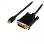 StarTech.com Cavo Mini DisplayPort a DVI da 1,8 m – Cavo adattatore attivo Mini DP a DVI – Video 1080p – mDP 1.2 a DVI-D Single Link – mDP o Thunderbolt 1/2 Mac/PC a monitor DVI