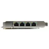 StarTech.com Scheda di rete PCIe Gigabit Power over Ethernet a 4 porte – NIC PCI Express PSE / PoE – TAA