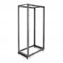 StarTech.com Rack server open-frame mobile a 4 montanti 42U, rack di rete a 19 pollici a quattro montanti con ruote, rack mobile con profondità regolabile per apparecchiature informatiche/AV/dati/IT – ruote, piedini livellanti o montaggio a pavimento